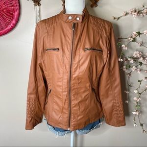 Blivener faux leather Womens jacket